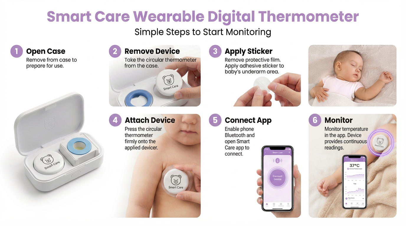 NEU – Babythermometer Smart Care und 20 Plaster